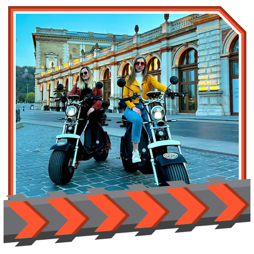 Monster bike roller city guide tour